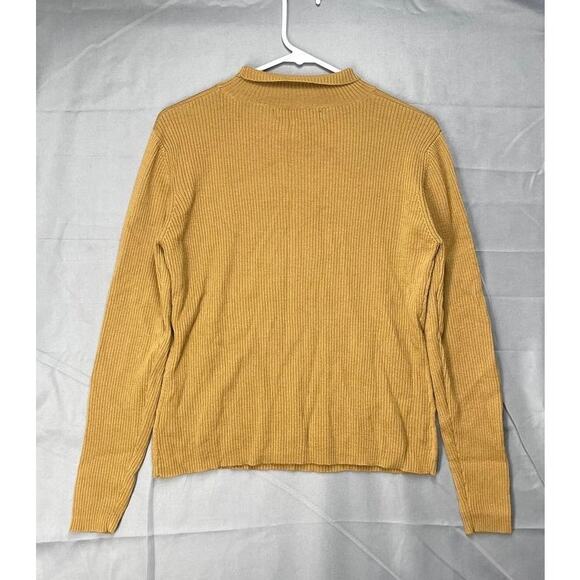 Sutton Studio Argyle Sweater Brown Tan  Merino Wool Sz L Preppy Ivy League - Picture 2 of 7
